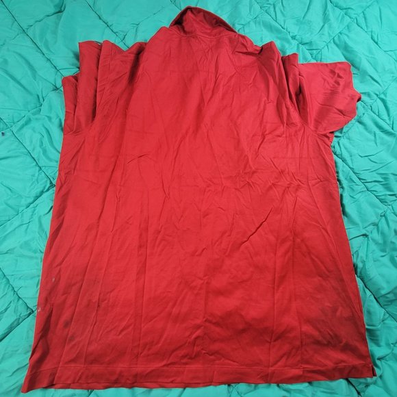 Nike Tiger Woods Collection Mens 2XL XL Short Sleeve Golf Polo Shirt Red AES - Picture 2 of 12